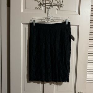 Womens JW Style Lace Is More Black Skirt NWT Size Small